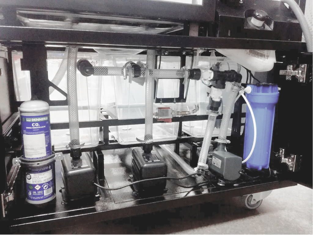 Urban farming IoT system internal assembly