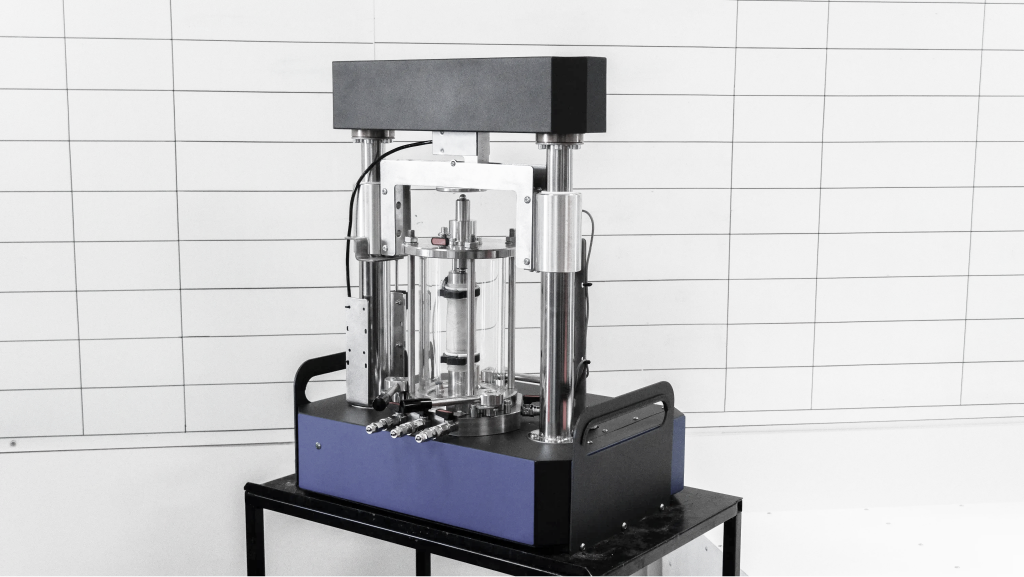 Custom soil testing rig overview