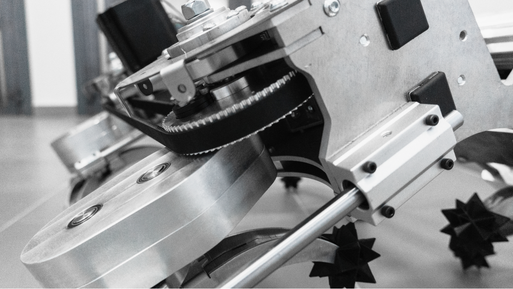 Tetrabot leg mechanism detail